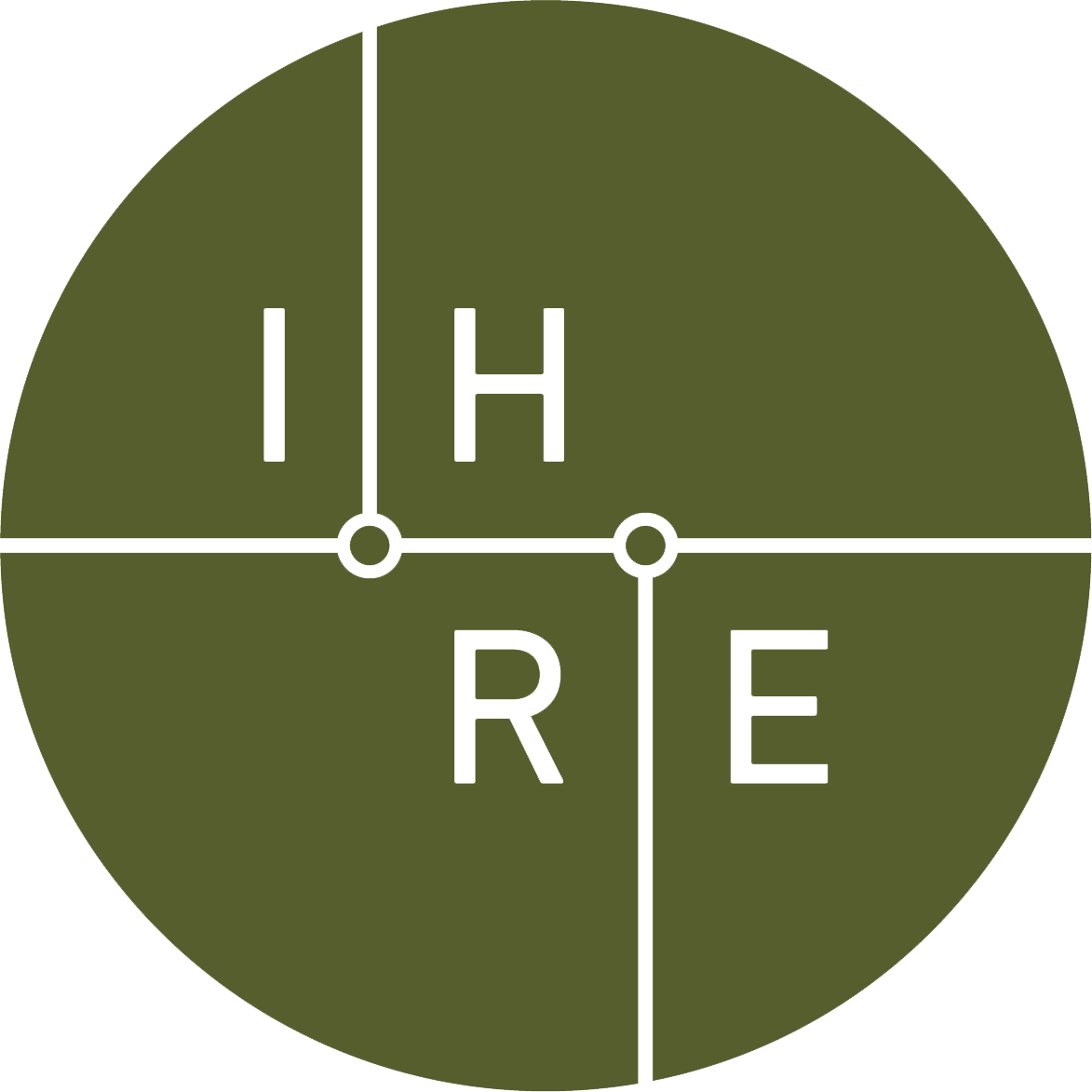 Logo badge icon for IHRE